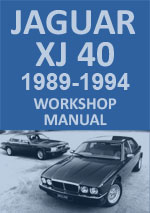 Jaguar XJ40 1989-1994 Workshop Repair Manual