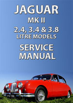 Jaguar MK 2, 2.4, 3.4 and 3.8 Workshop Repair Manual Image